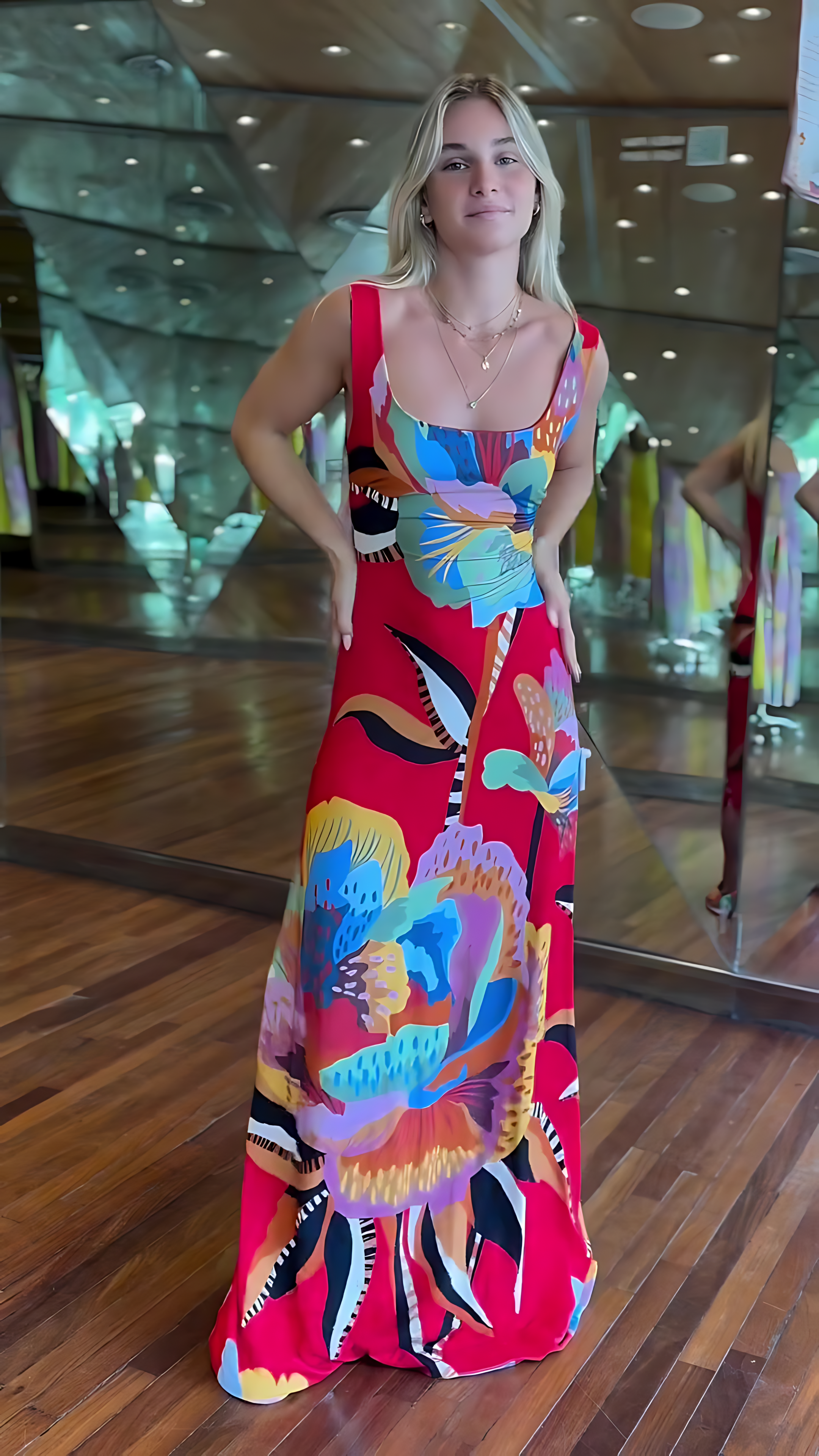 1247 |  Vestido Tropical Bloom